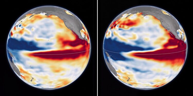 El Niño de 2026 cobra fuerza y rivaliza con los eventos más intensos de la historia advierte la NASA