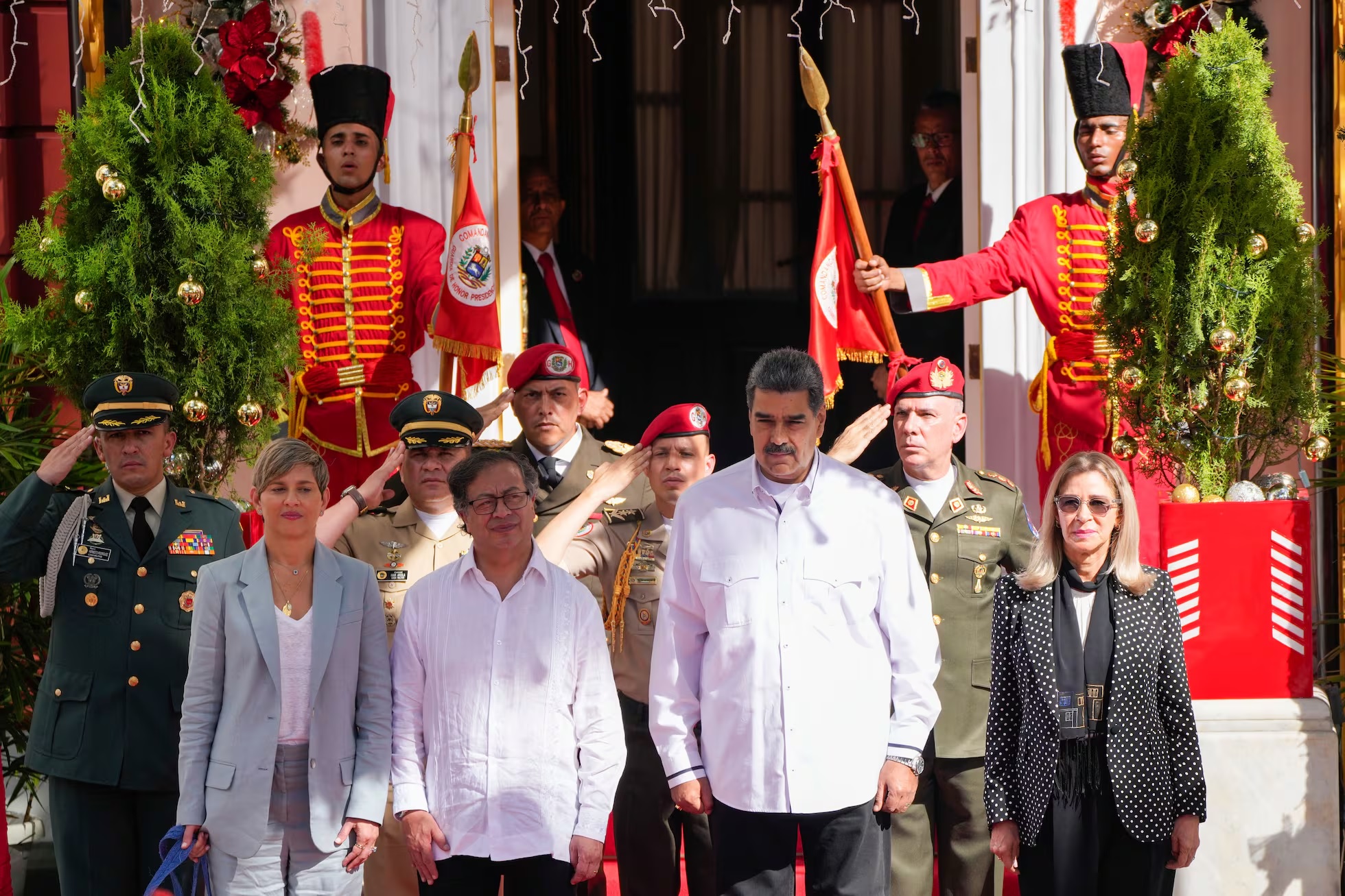 El polémico viaje de la ex primera dama colombiana Verónica Alcocer a Caracas en enero de 2023
