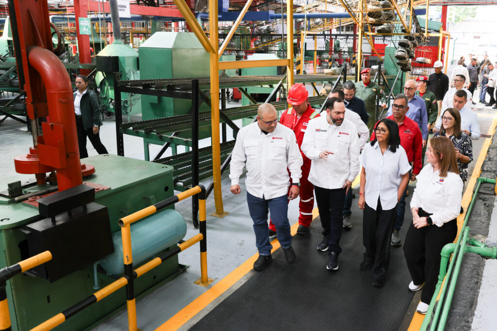 Delcy Rodríguez destaca trabajo mancomunado entre Colombia y Venezuela para reactivar el gasoducto Antonio Ricaurte