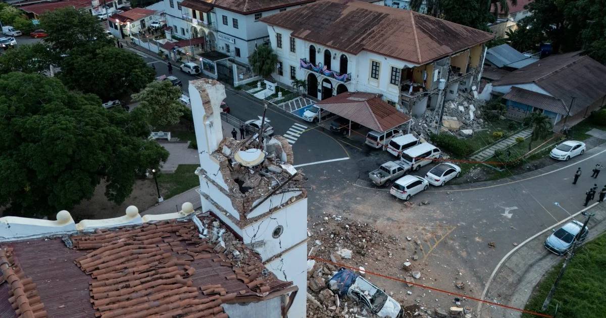 Heridos y edificios colapsados es el saldo de un terremoto de magnitud 7,7 que azotó Panamá